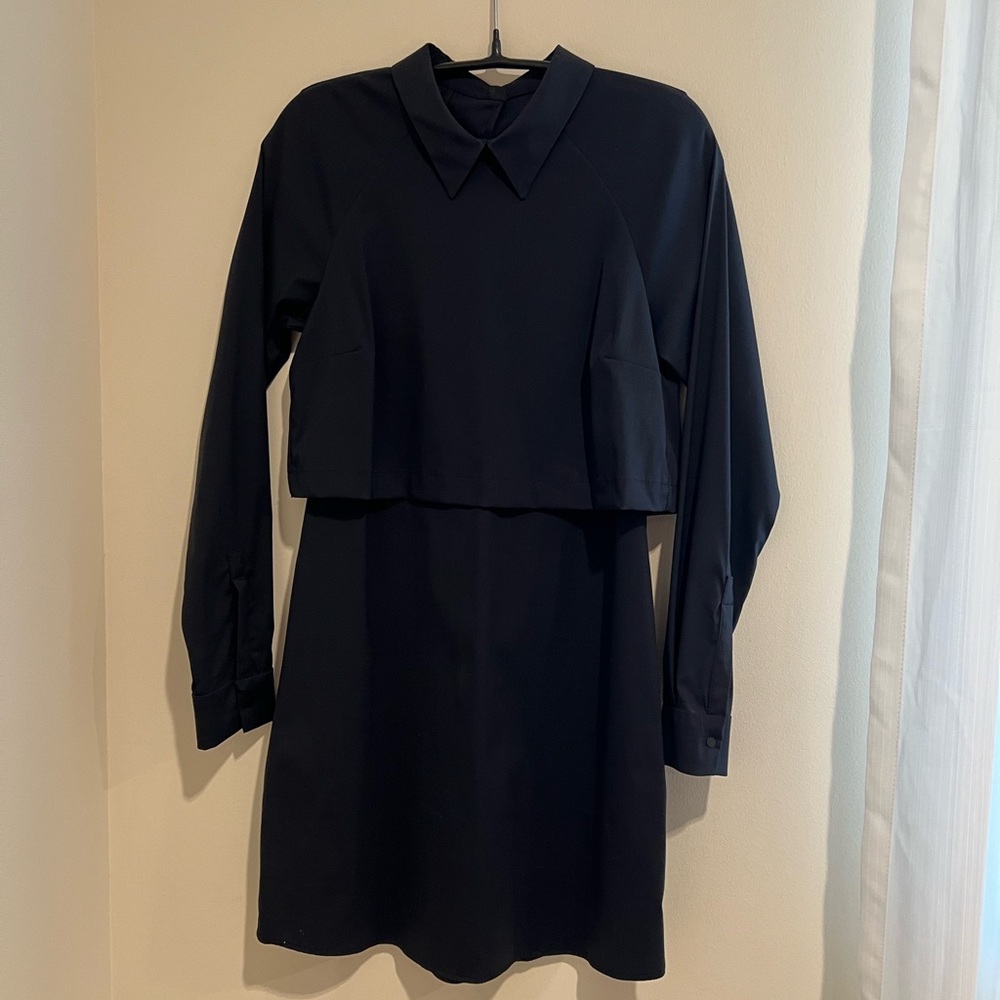 A.L.C. Black split-back Women's Dress